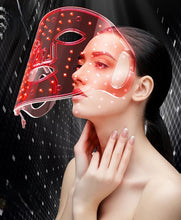 Load image into Gallery viewer, SILICONE 2 SPECTRUM RED & NEAR INFRARED LED LIGHT THERAPY FACE MASK