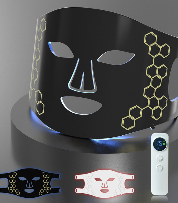ADVANCED FLEXI SILICONE 4 SPECTRUM LED LIGHT THERAPY FACE MASK