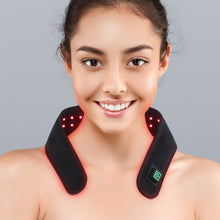 Load image into Gallery viewer, LIGHTFORCE LED RED &amp; INFRARED LIGHT THERAPY NECK WRAP WIRELESS
