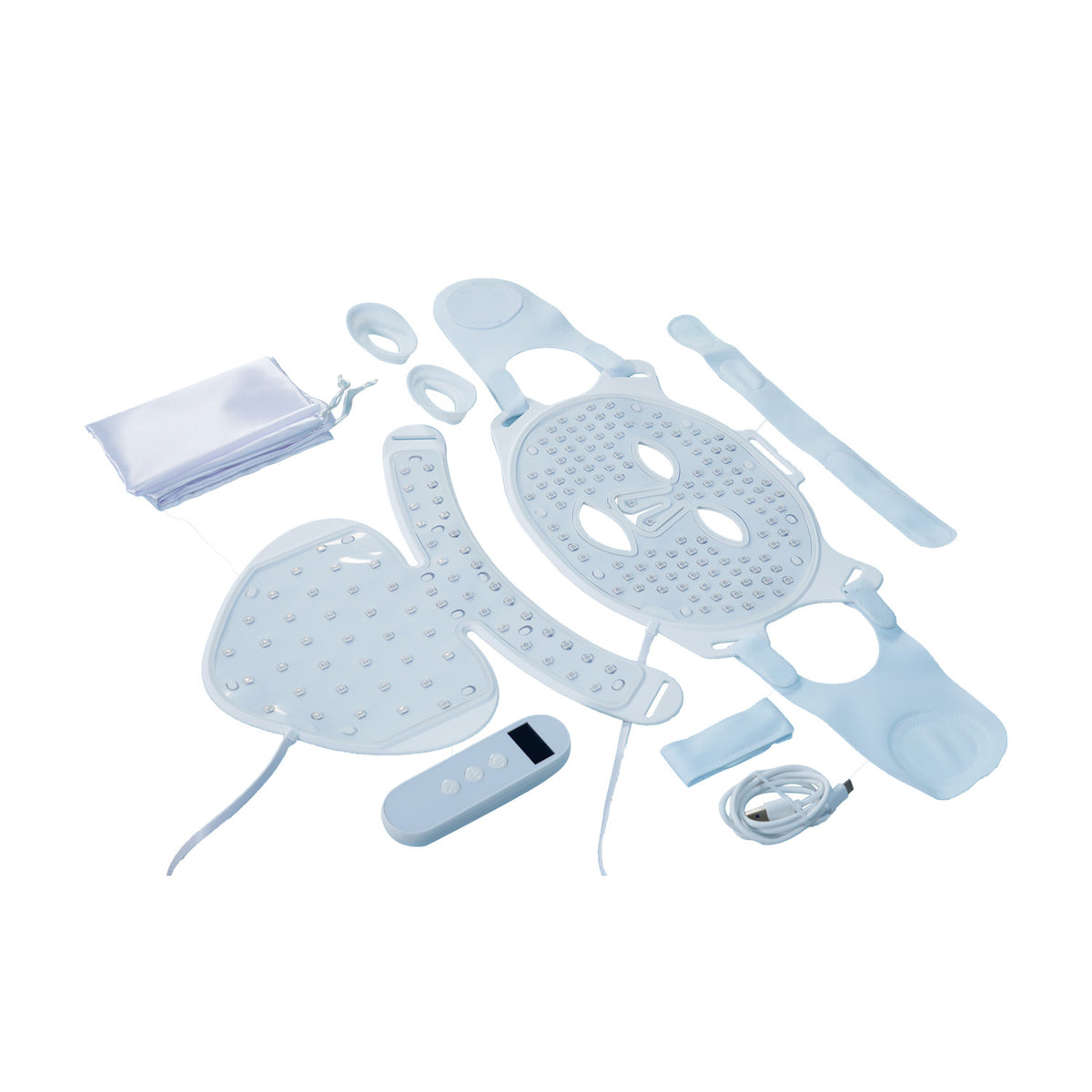 LIGHTFORCE SILICONE 4 SPECTRUM LED FACE AND NECK MASK – Infrared Lights NZ