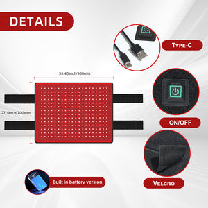LIGHTFORCE EQUINE RED & NEAR INFRARED LED PAD X-LARGE