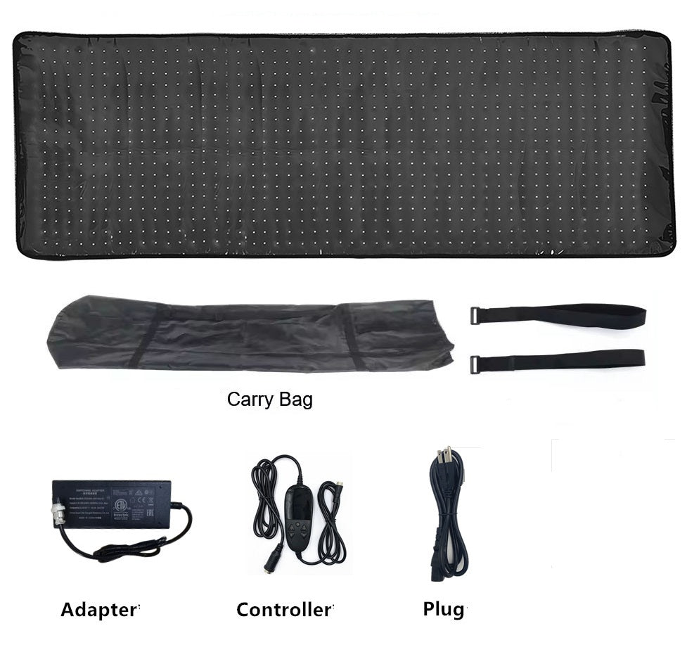 LIGHTFORCE LED RED & INFRARED LIGHT THERAPY 180 x 60 CM MAT 900 LED's
