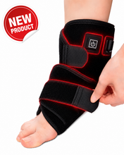 Load image into Gallery viewer, LIGHTFORCE LED RED &amp; INFRARED LIGHT THERAPY ANKLE WRAP