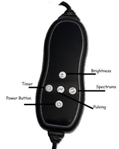 LIGHTFORCE RED & INFRARED VIBRATING LED LIGHT THERAPY BELT/PAD
