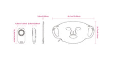 Load image into Gallery viewer, PHOTONSTAR SILICONE RED &amp; NEAR INFRARED 64 LED LIGHT THERAPY FACE MASK
