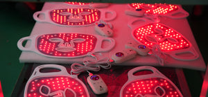 PHOTONSTAR SILICONE RED & NEAR INFRARED 64 LED LIGHT THERAPY FACE MASK
