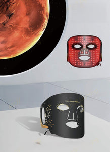 SILICONE 2 SPECTRUM RED & NEAR INFRARED LED LIGHT THERAPY FACE MASK