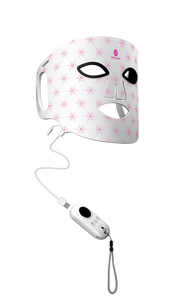 PHOTONSTAR SILICONE RED & NEAR INFRARED 64 LED LIGHT THERAPY FACE MASK