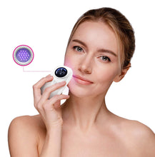 Load image into Gallery viewer, PHOTONVENUS SILICONE RED &amp; NEAR INFRARED 160 LED FACE MASK &amp; BLUE LIGHT CONTROLLER