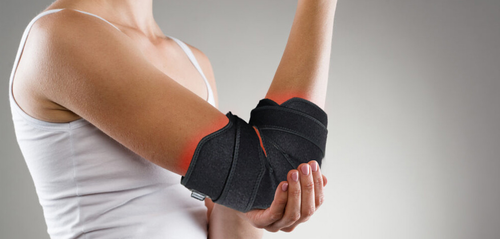 LIGHTFORCE LED RED & INFRARED LIGHT THERAPY ELBOW WRAP