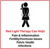 LIGHTFORCE RED & INFRARED PERSONAL HEALTH FRONT & BACK PAD FOR WOMEN