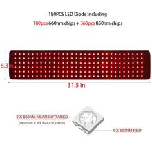 Load image into Gallery viewer, LIGHTFORCE LED RED &amp; INFRARED LIGHT THERAPY 80 x 16 CM FLEXIBLE PADS (PAIR)