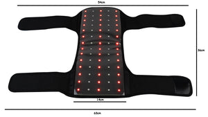 LIGHTFORCE LED RED & INFRARED LIGHT THERAPY KNEE WRAPS (PAIR)
