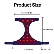 Load image into Gallery viewer, LIGHTFORCE RED &amp; INFRARED PERSONAL HEALTH FRONT &amp; BACK PAD FOR MEN