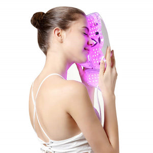 LED LIGHT THERAPY FACE AND NECK MASK